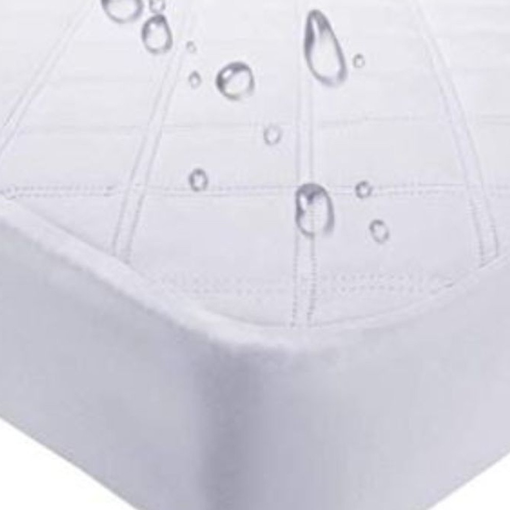 9" Waterproof Bamboo Terry Crib Mattress Pad Liner Mattress Cover Only. - Image 9