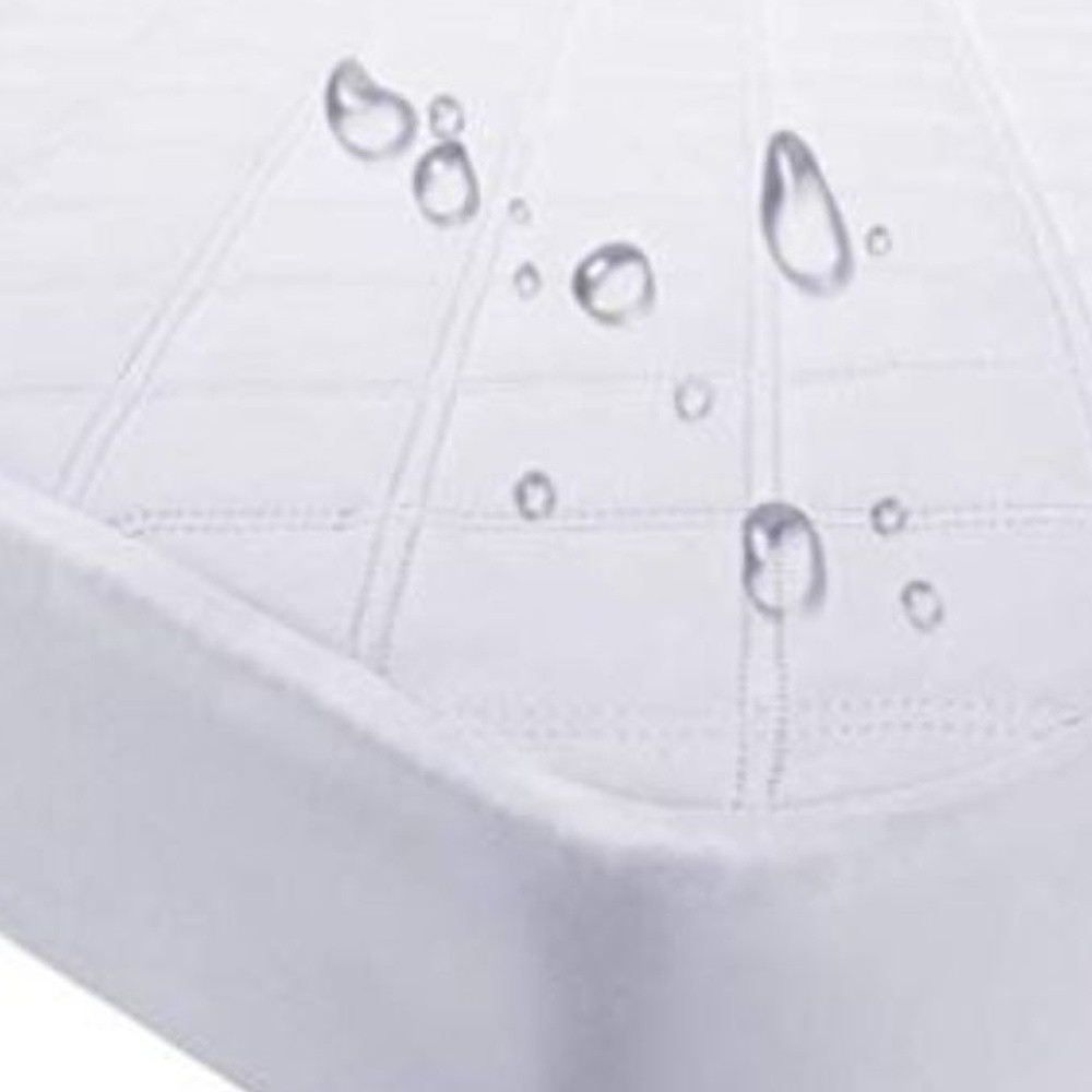 9" Waterproof Bamboo Terry Crib Mattress Pad Liner Mattress Cover Only. - Image 8
