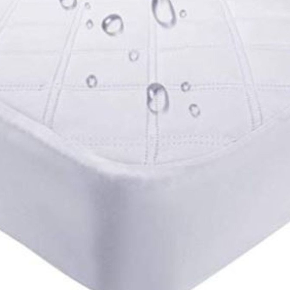 9" Waterproof Bamboo Terry Crib Mattress Pad Liner Mattress Cover Only. - Image 12