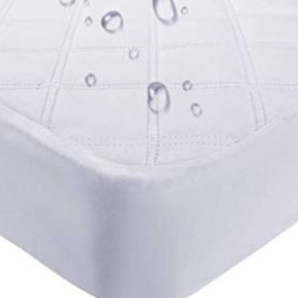 9" Waterproof Bamboo Terry Crib Mattress Pad Liner Mattress Cover Only. - Image 10