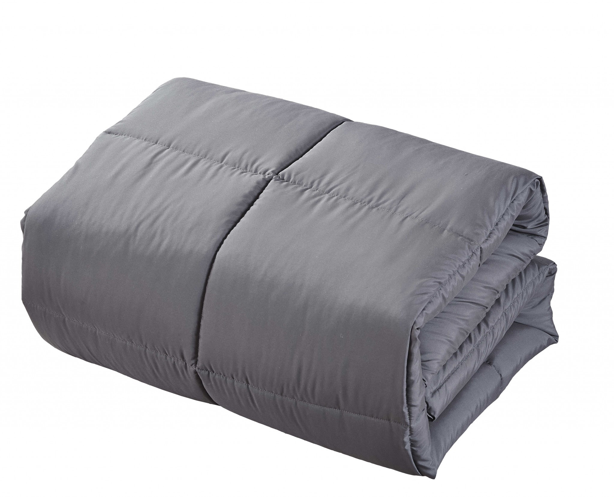 Dark Gray Queen Polyester Thread Count Down Alternative Comforter - Image 3