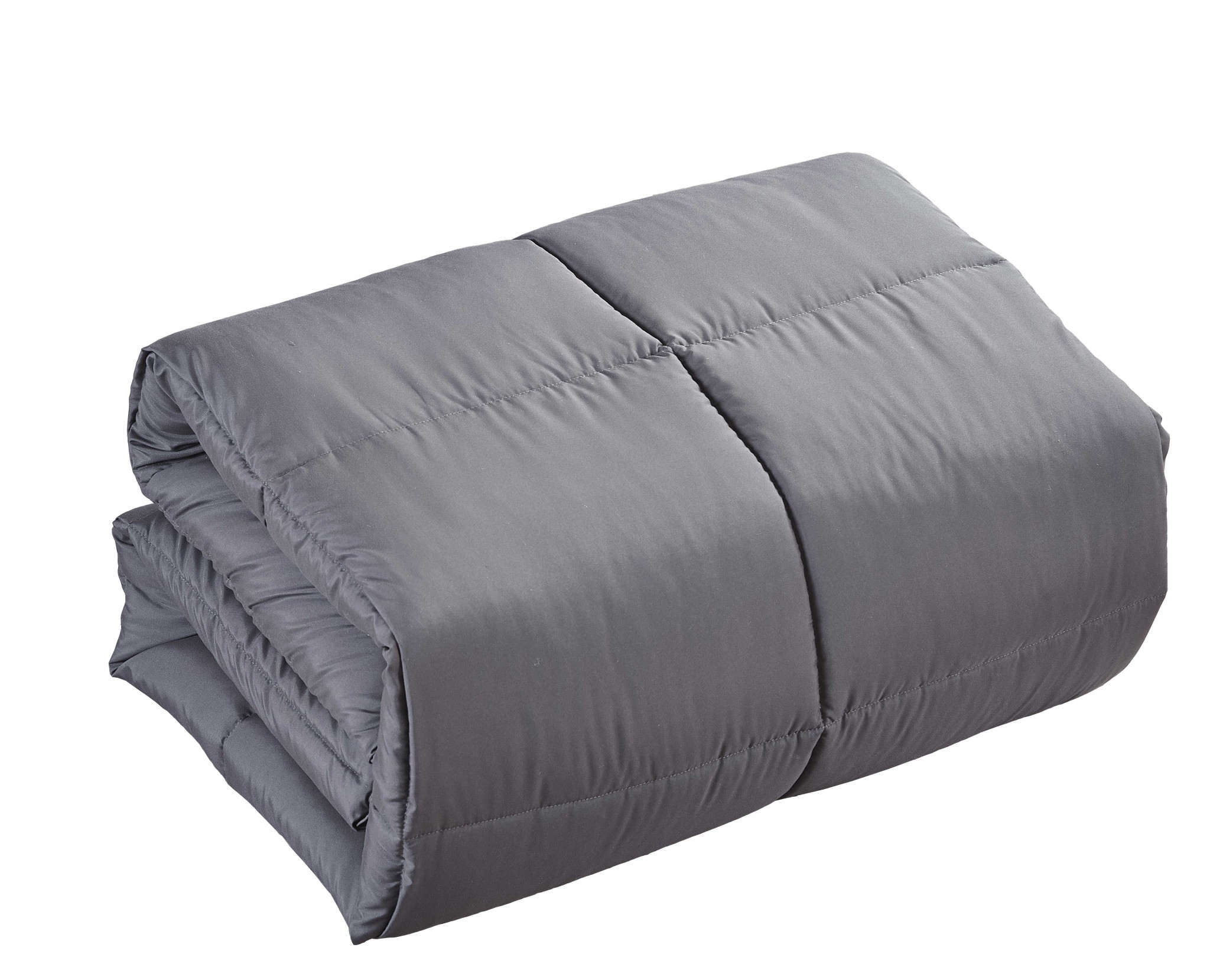 Dark Gray California King Polyester Thread Count Down Alternative Comforter - Image 2