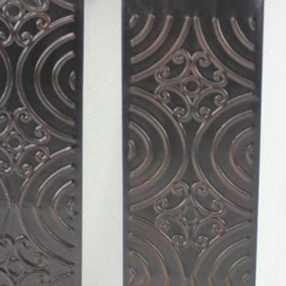 5" X 5" X 23.25" Brown, Vintage, Metal - Wall Candle Holder Sconce Set - Image 4