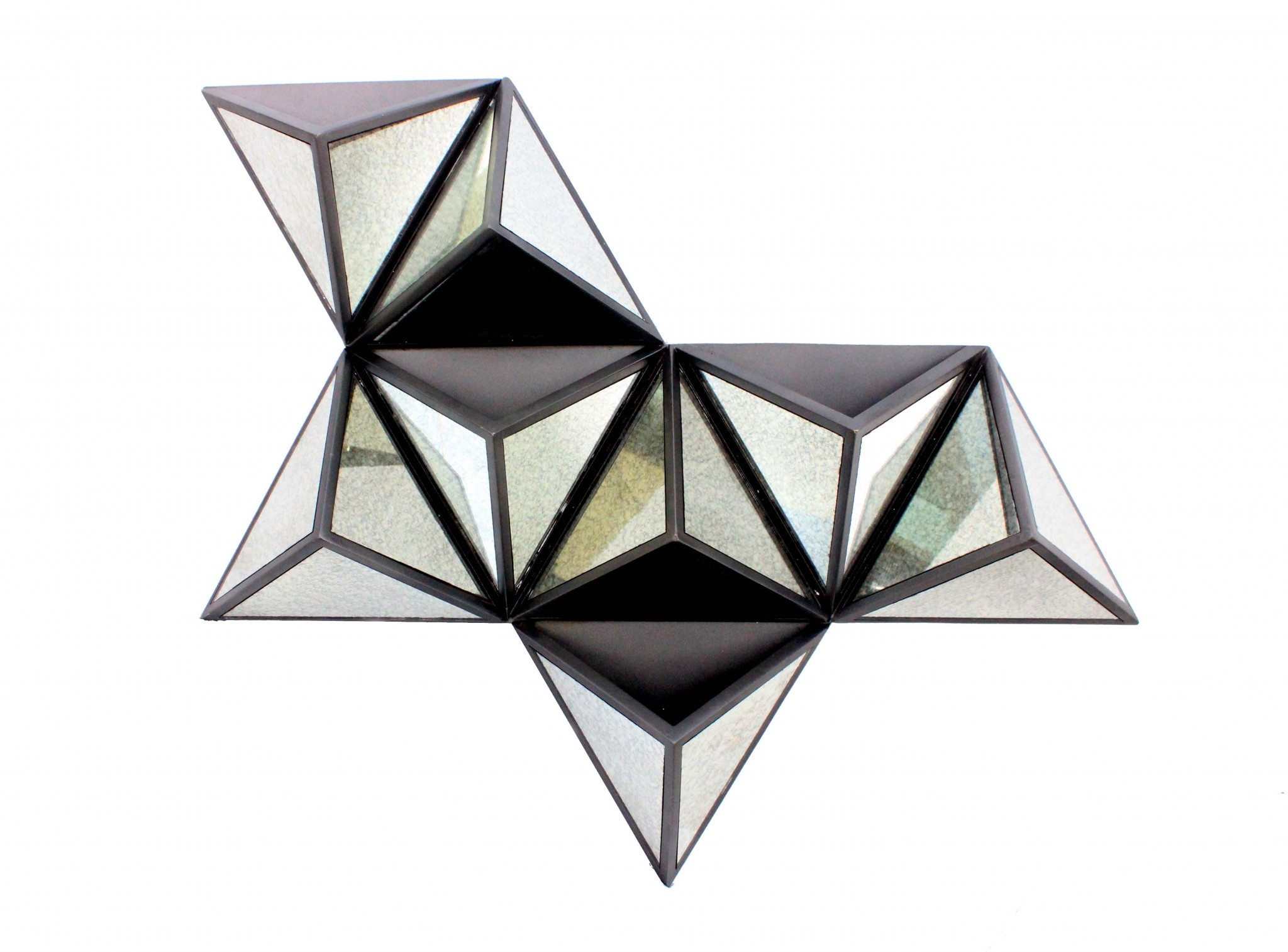 42" X 24" X 6" Black Diamante Wooden - Wall Decor - Image 4