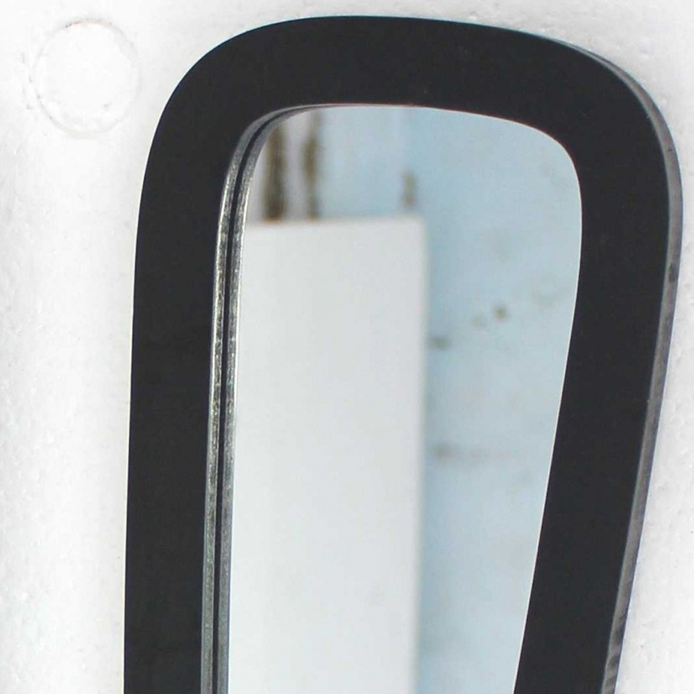 5 X 5.75 X 20.5 Black Wooden - Candle Holder Sconce Set - Image 4