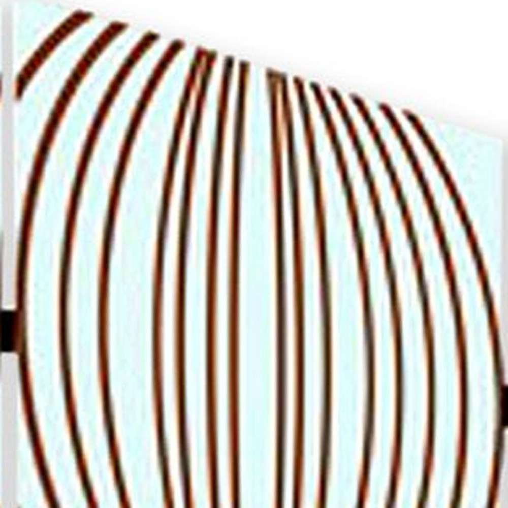 48 X 72 Multi Color Wood Canvas Sphere Screen - Image 3