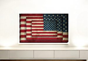 America flag Unframed Print Wall Art