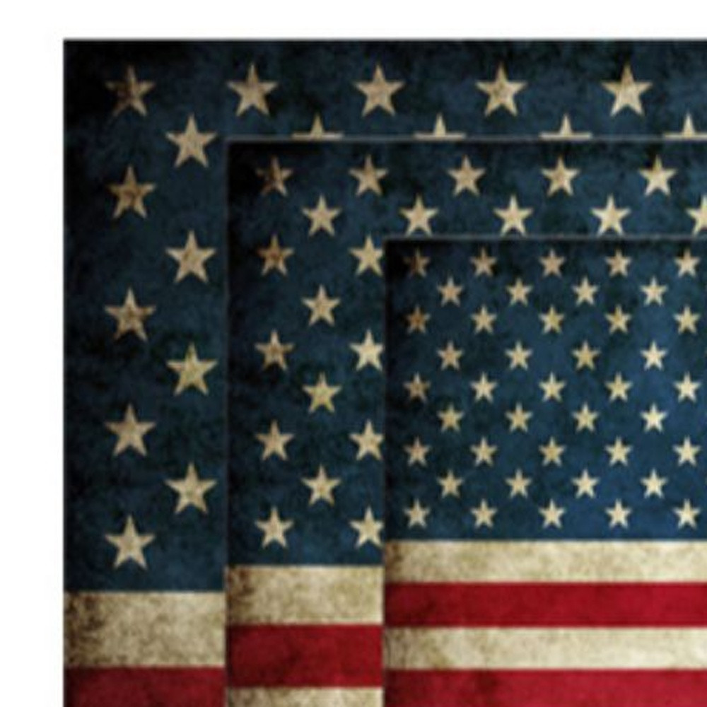 Set Of Four American Flag Print Wall Art - Image 5