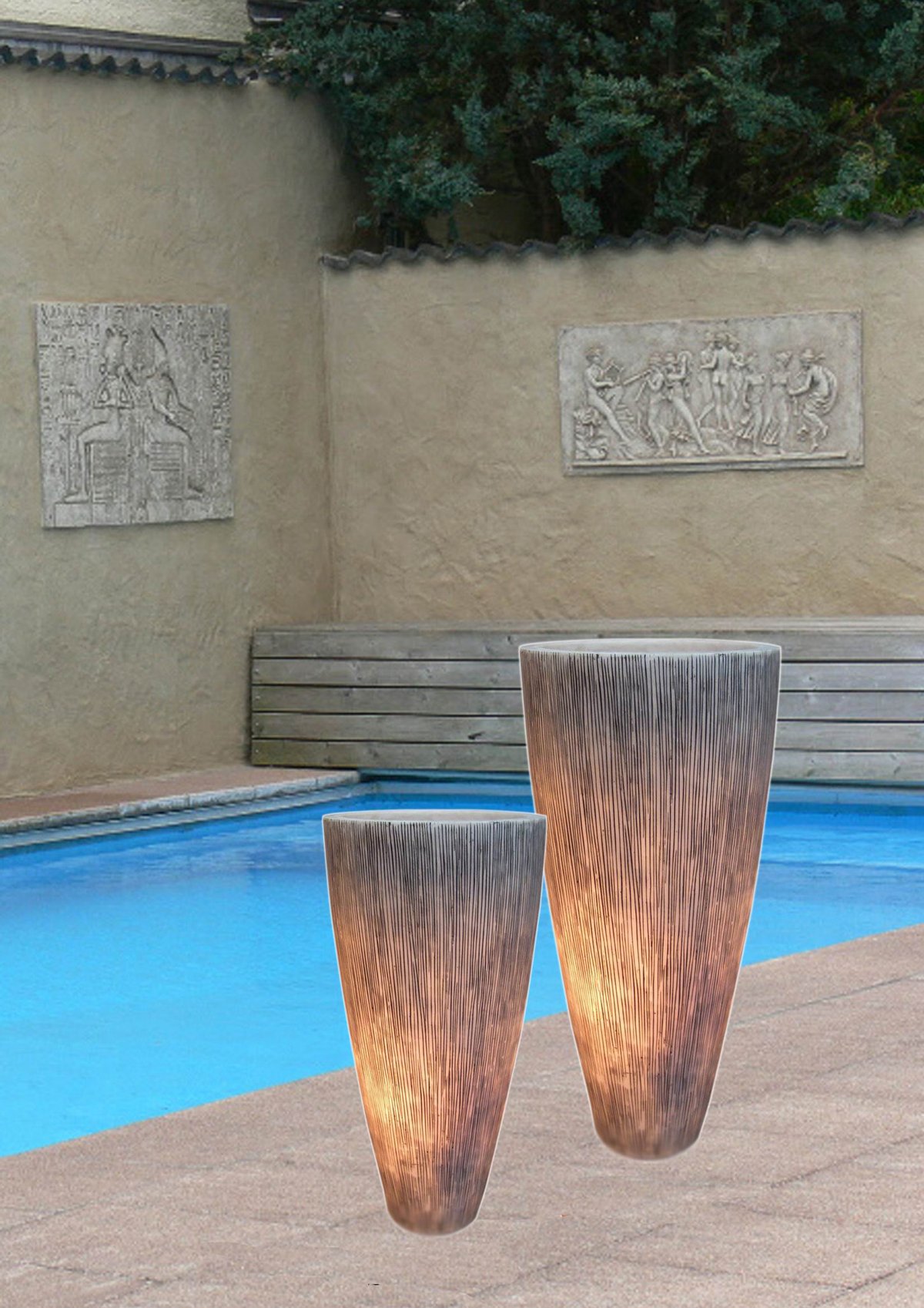 39" Gray Sandstone Garden Accents Accessories - Image 5