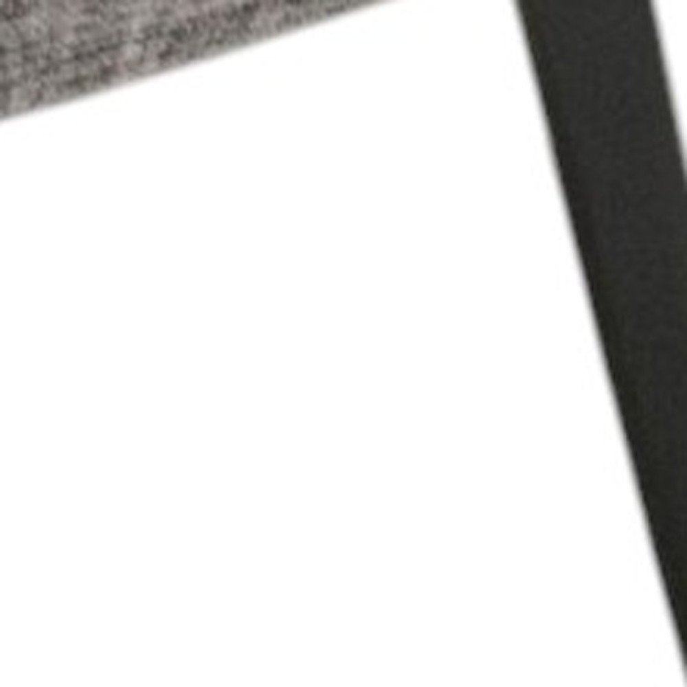 Gray and Black Upholstered Fabric Wing Back Dining Arm Chair - Image 4