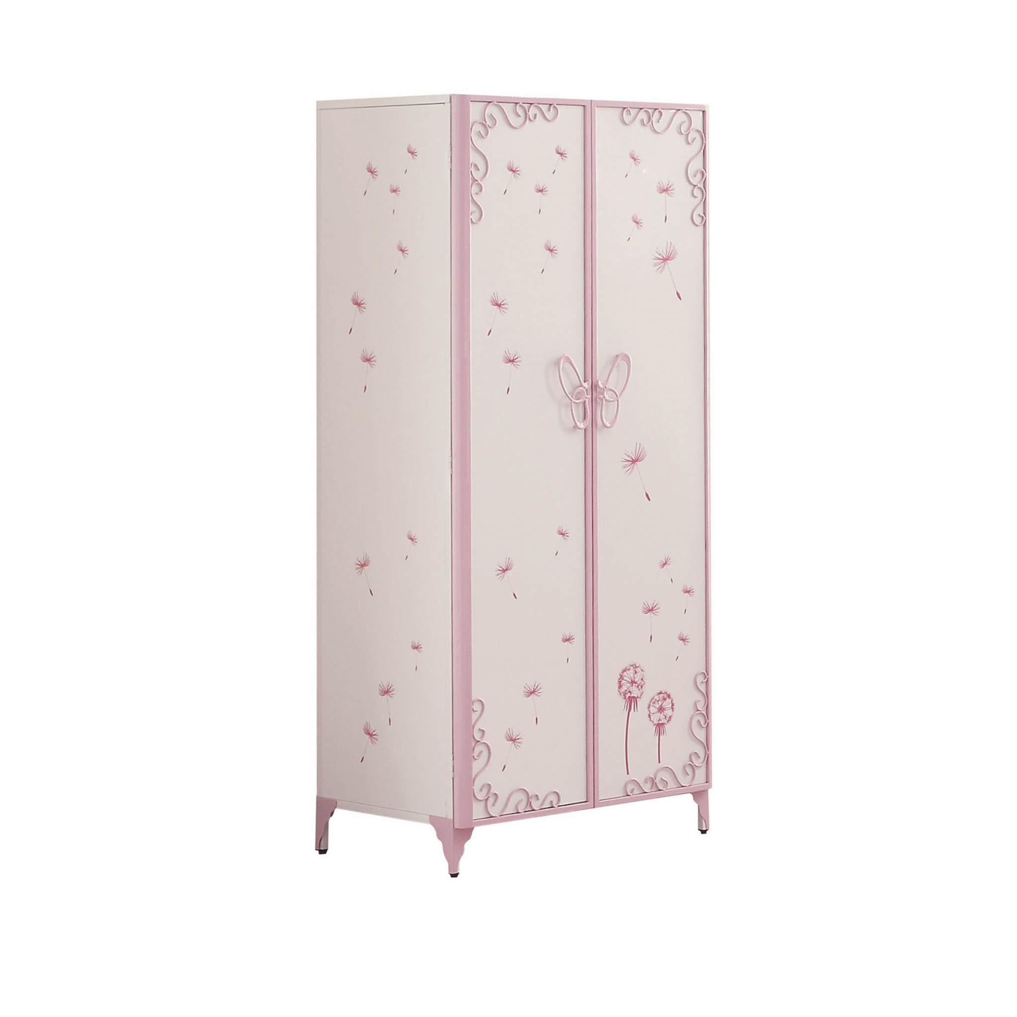 32" Purple And White Metal Dresser - Image 3