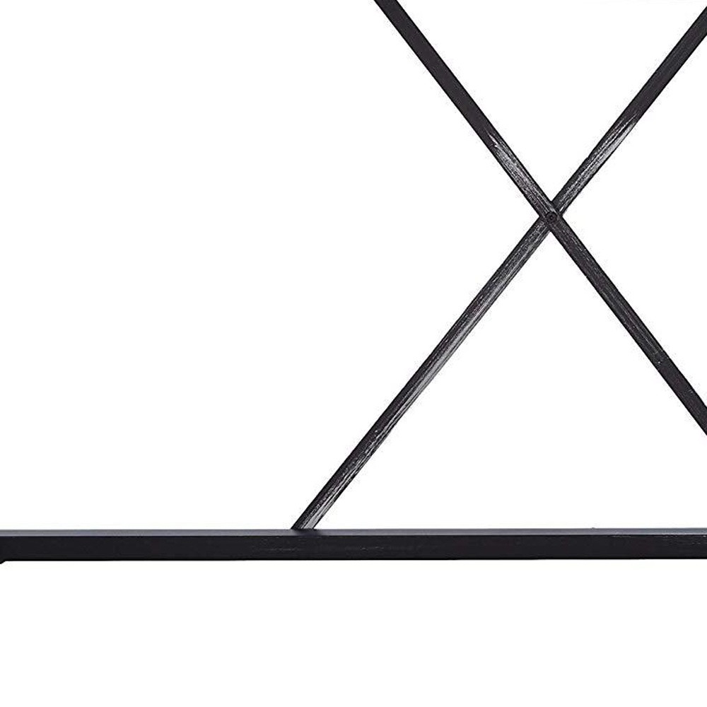 48" Brown and Black Computer Desk - Image 4