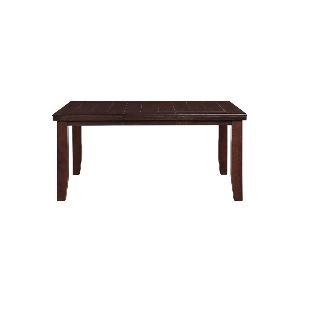 48" Dark Brown Solid Manufactured Wood Dining Table - Image 2