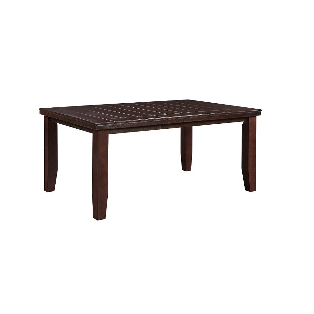 48" Dark Brown Solid Manufactured Wood Dining Table - Image 3