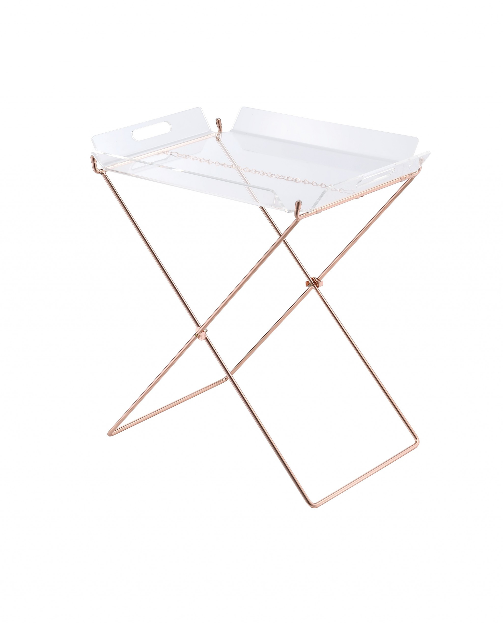 22" Metal Folding Butler Table - Image 3