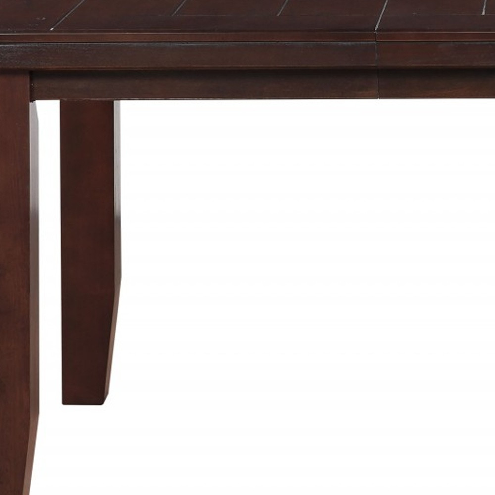 48" Dark Brown Dining Table - Image 4