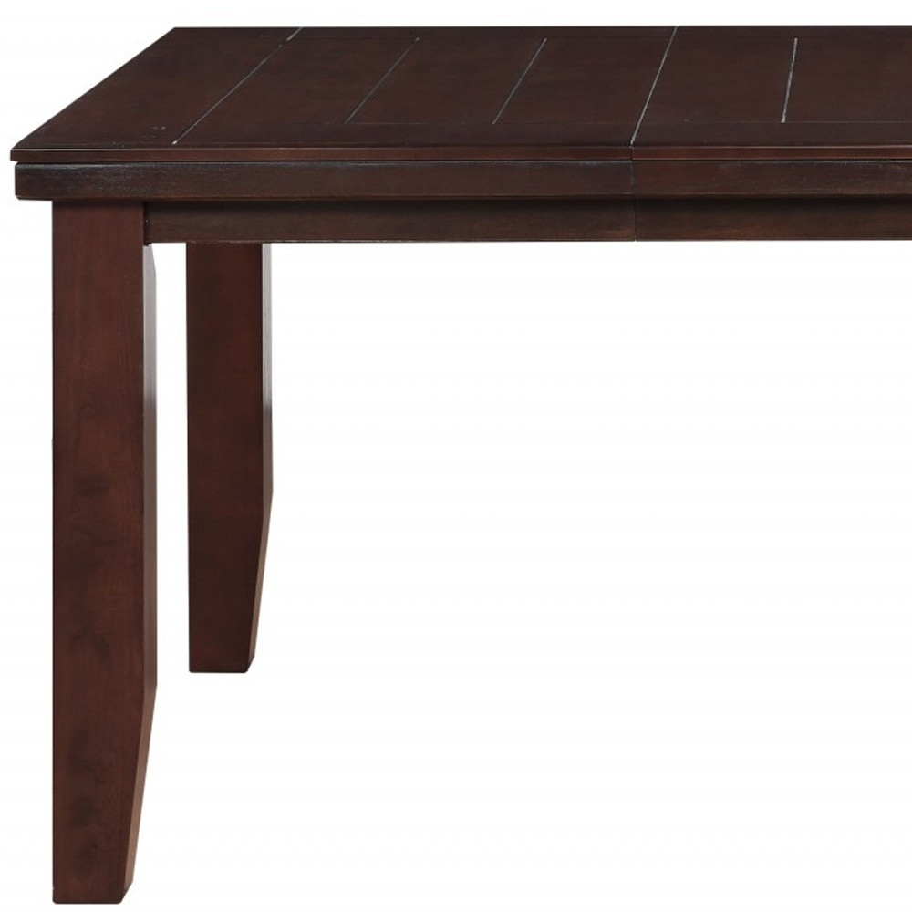 48" Dark Brown Dining Table - Image 5