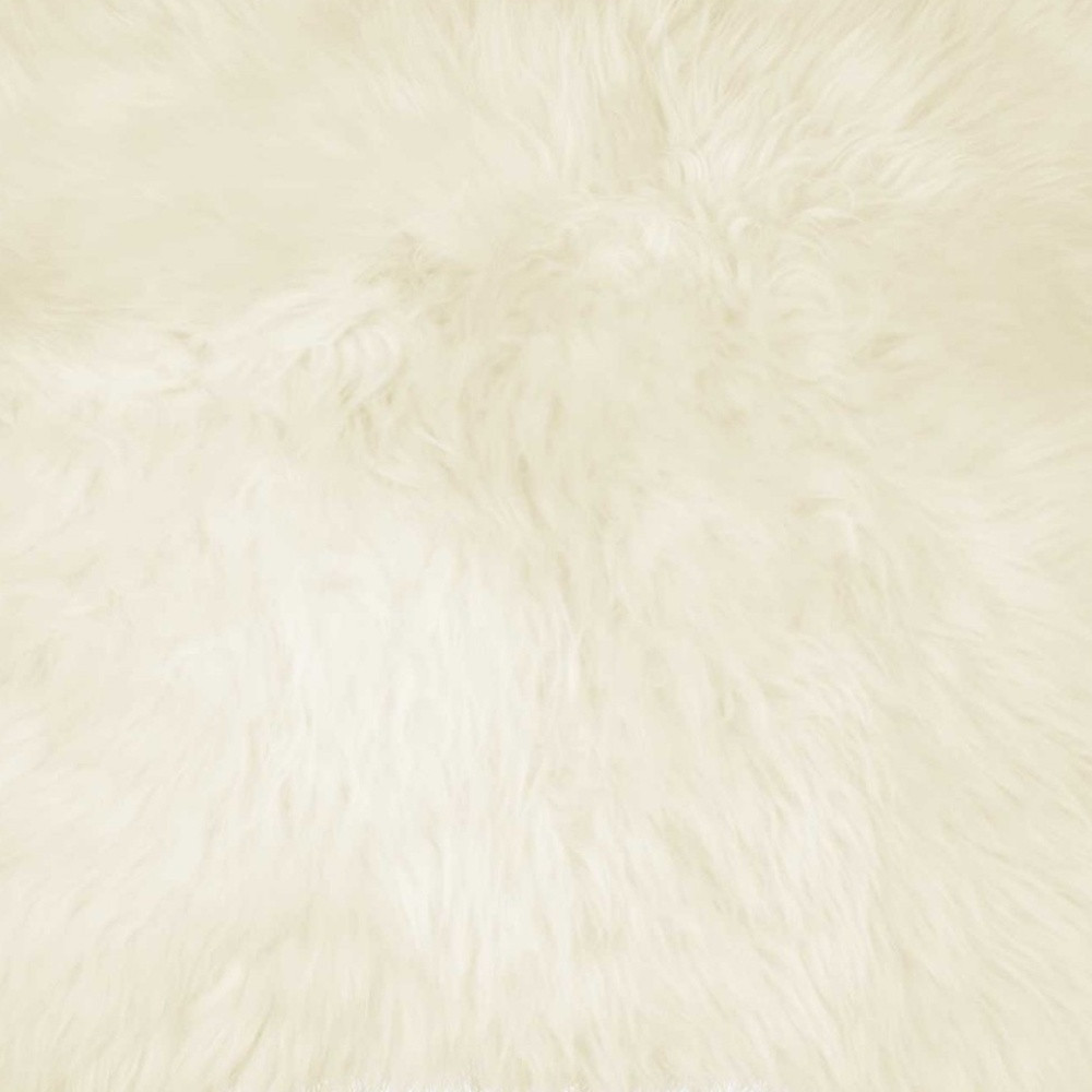18" Natural Sheepskin Throw Pillow - Image 6
