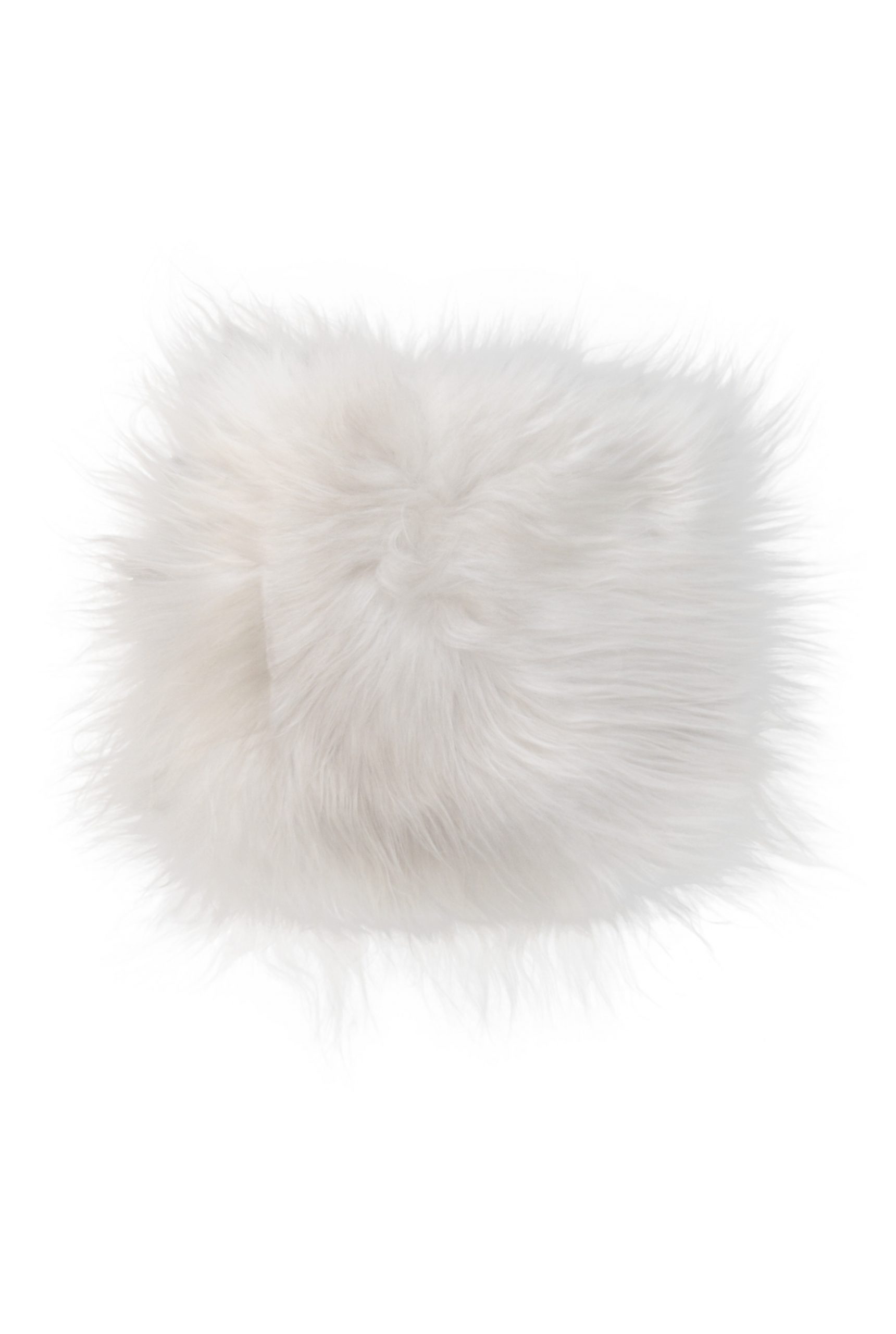 15" X 15" White Synthetic Solid Color Pad - Image 2