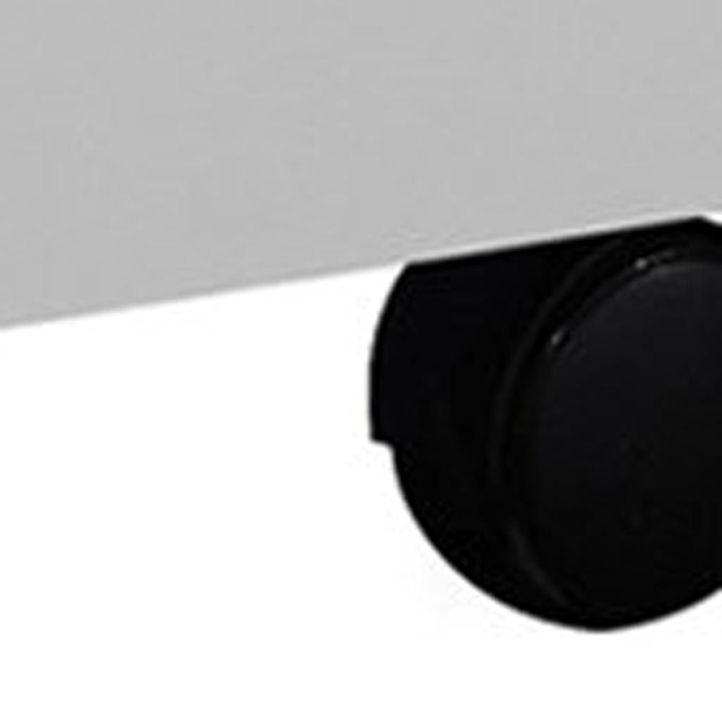 25" White Particle Board Filing Cabinet With Drawers - Image 3