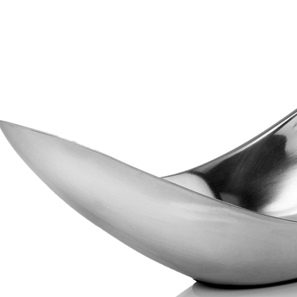 13" Aluminum Modern Twisted Centerpiece Bowl - Image 4
