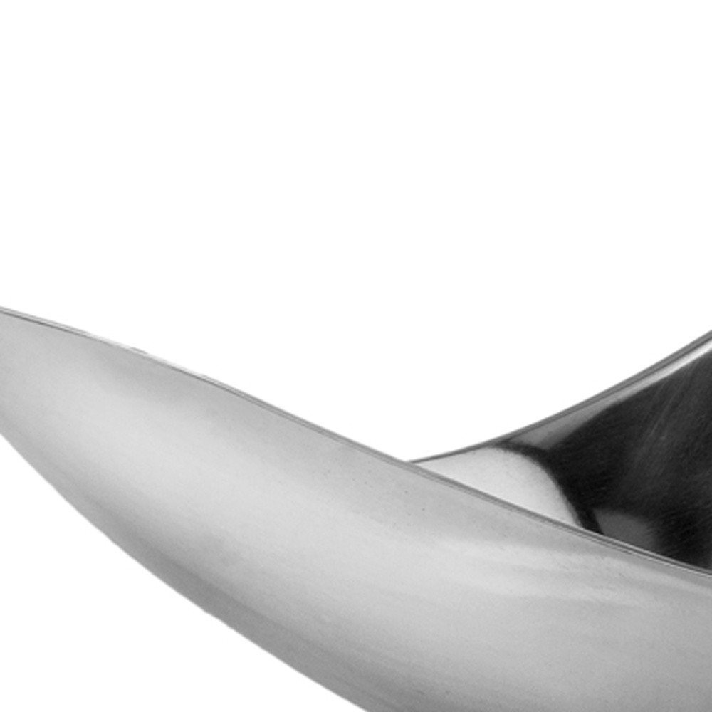 13" Aluminum Modern Twisted Centerpiece Bowl - Image 5