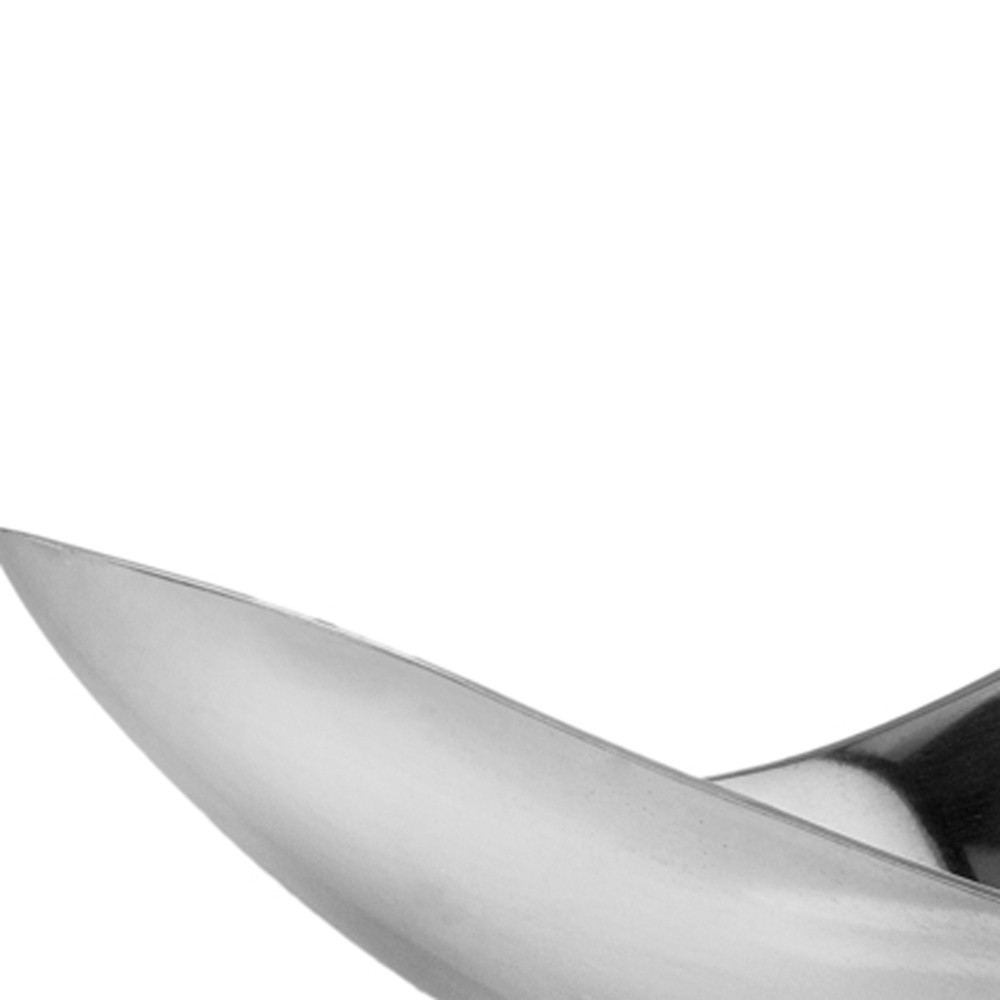 13" Aluminum Modern Twisted Centerpiece Bowl - Image 6