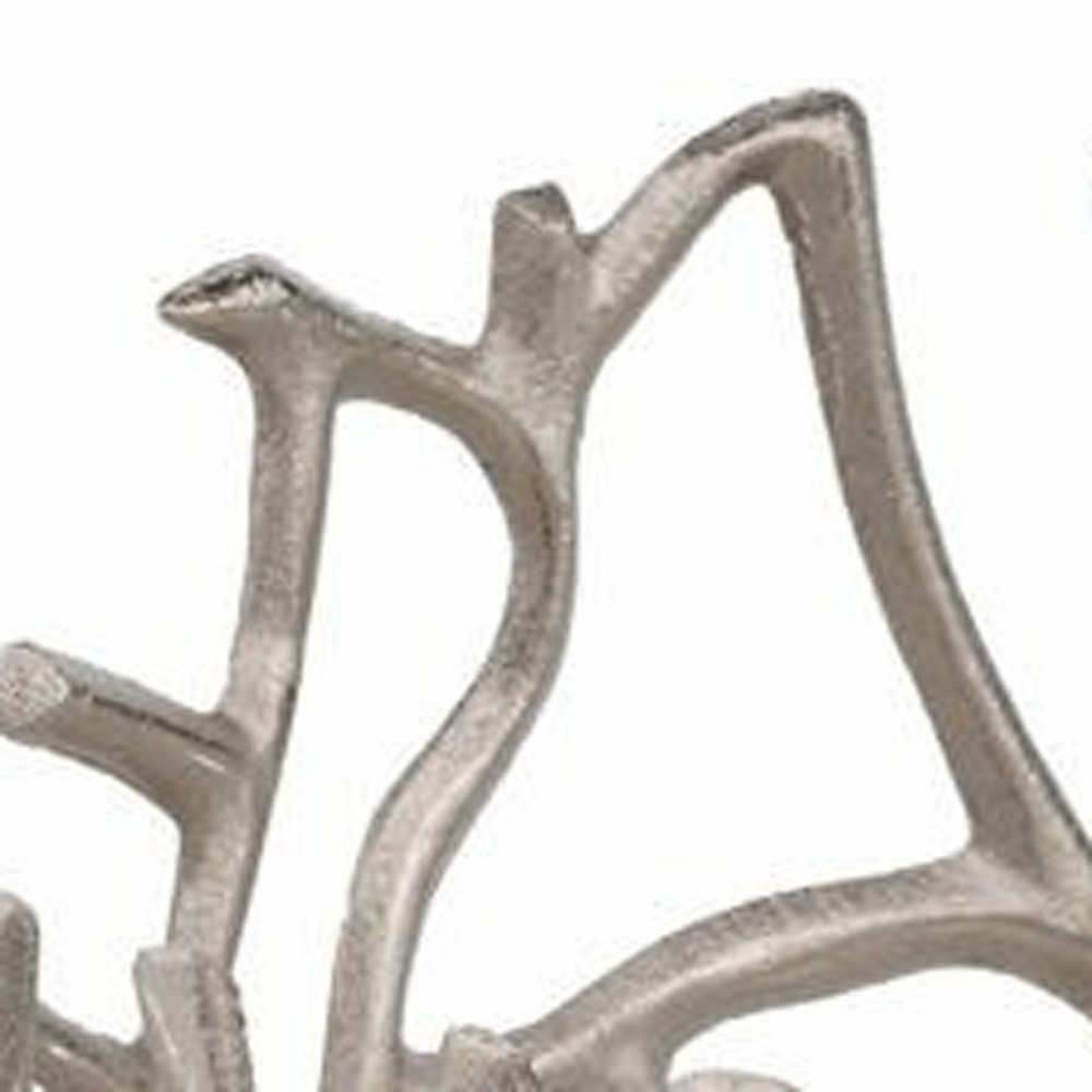 Round Silver Twigs Centerpiece Bowl - Image 6