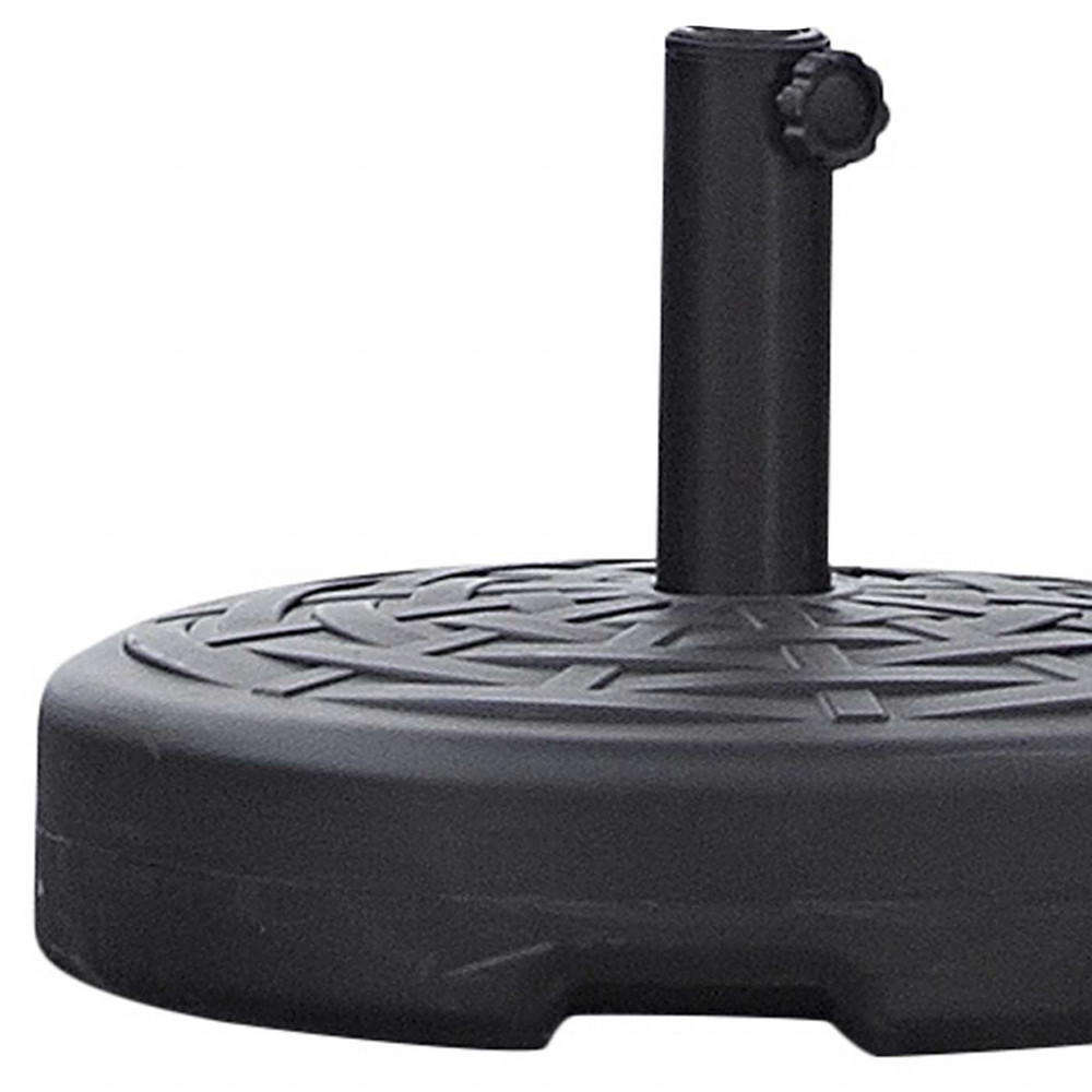 Black Plastic Umbrella Base - Image 4
