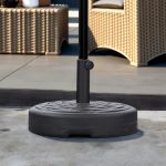Black Plastic Umbrella Base