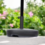 Black Heavy Duty Plastic Umbrella Base