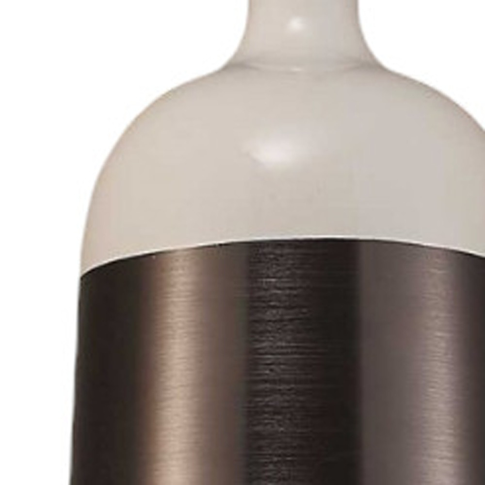 6 X 6 X 12 Silver Aluminum Pendant Lamp - Image 3