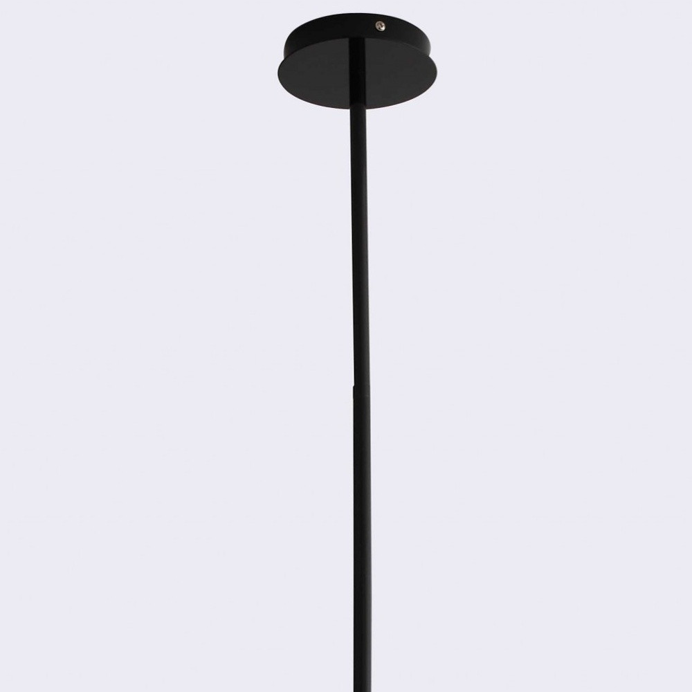 19 X 19 X 40.5 Black Aluminum Pendant Lamp - Image 4