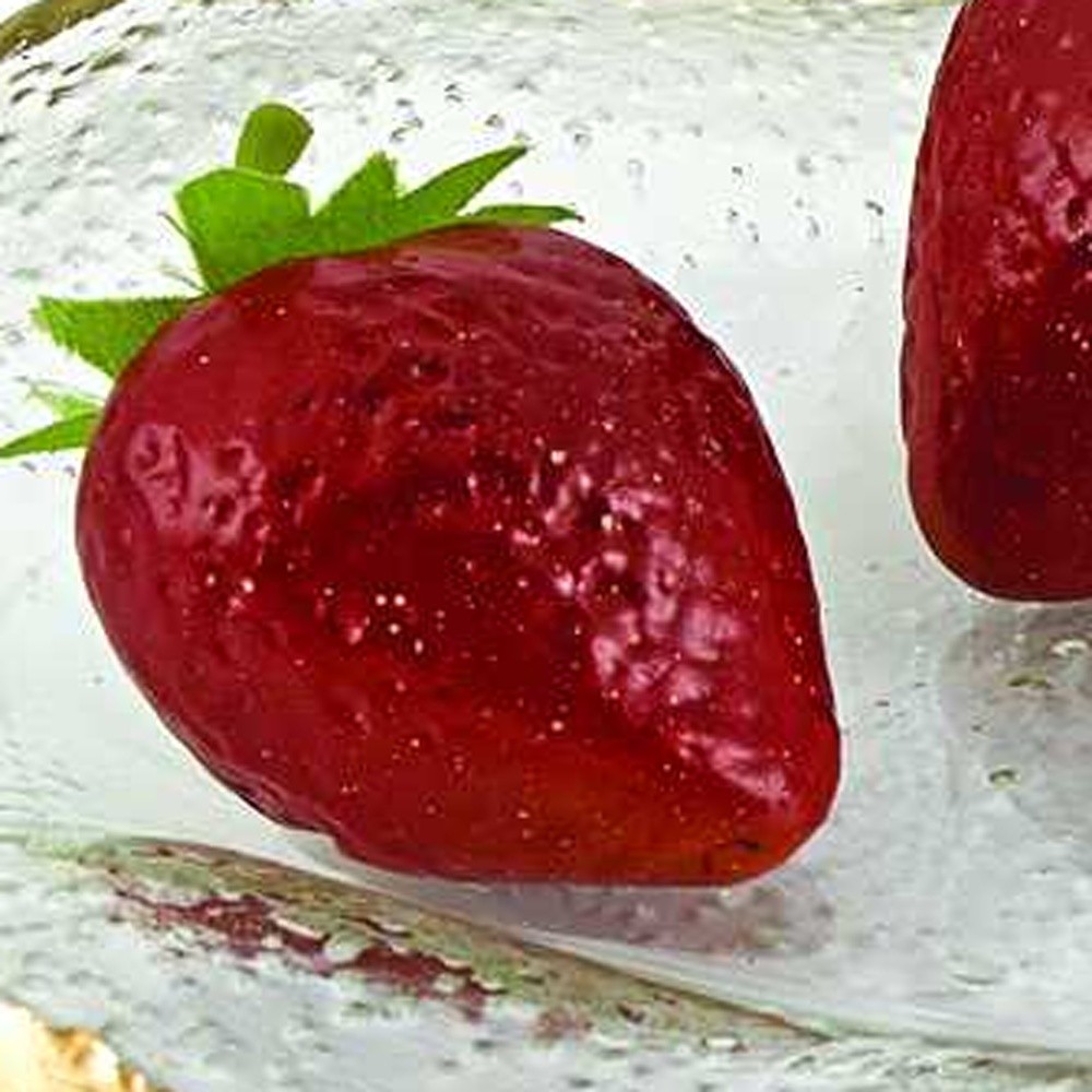 14 Mouth Blown Wavy Edge Gold Leaf Platter - Image 4