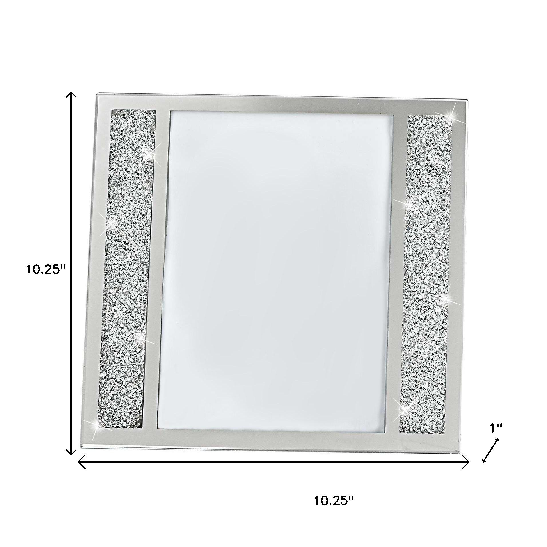 Multiple Sizes Silver Crystal Tabletop Picture Frame - Image 4