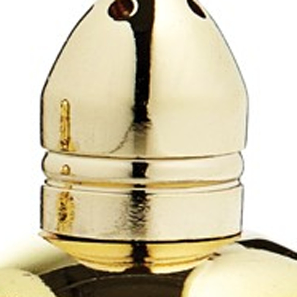 Set of Two Clear And Gold Crystal Pepper Shakers - Image 5