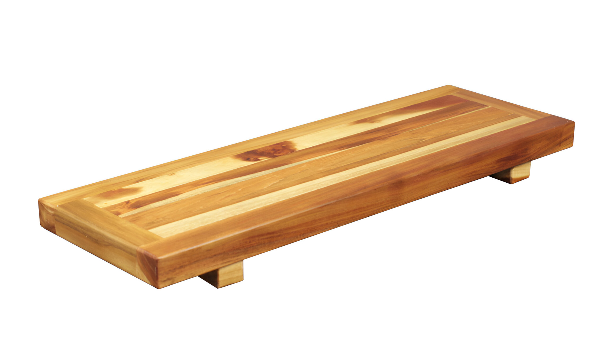 29" Natural Teak Wood Bath Tray And Seat - Image 4