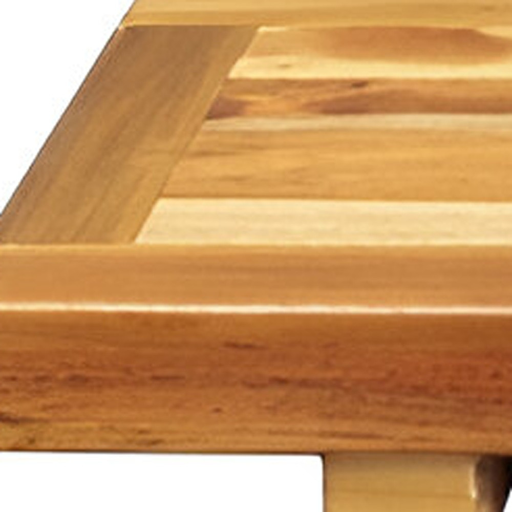 29" Natural Teak Wood Bath Tray And Seat - Image 6