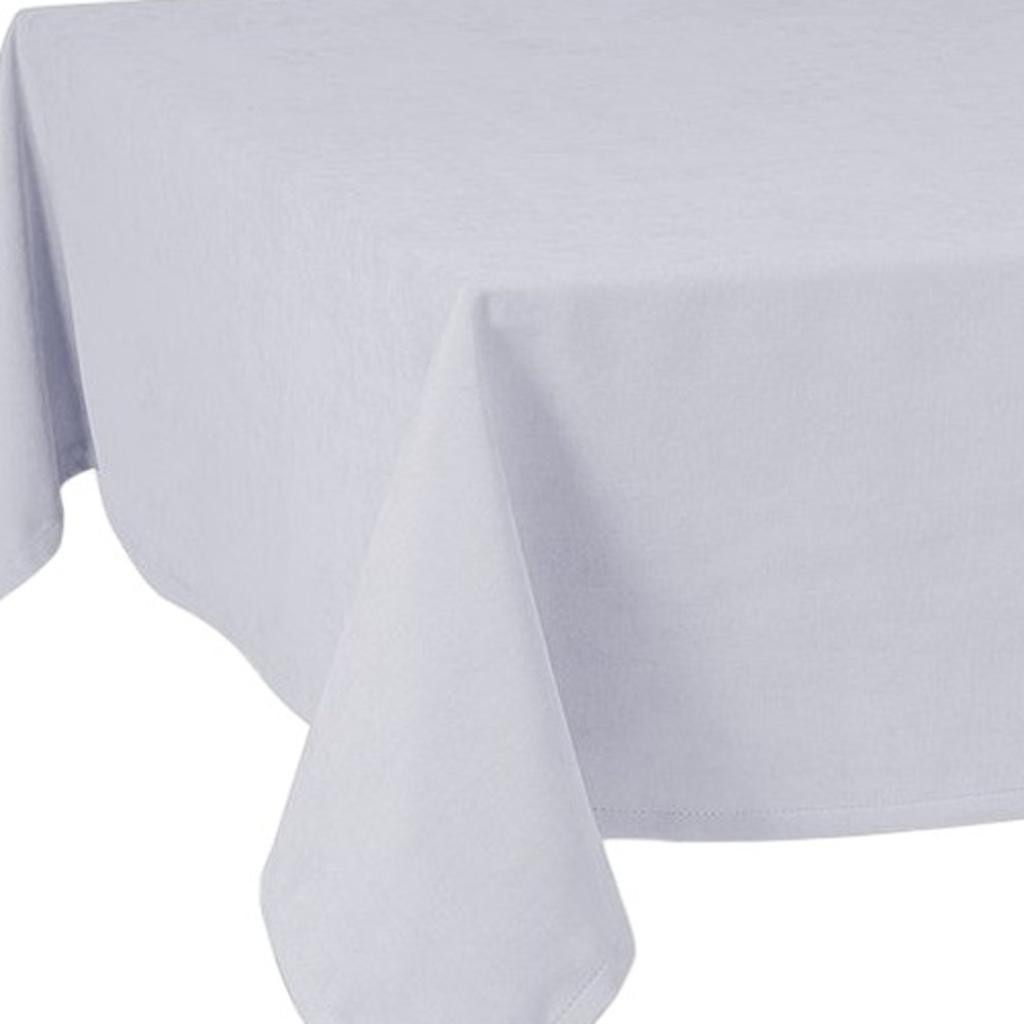 55" X 120" Gray Polyester Tablecloth - Image 3