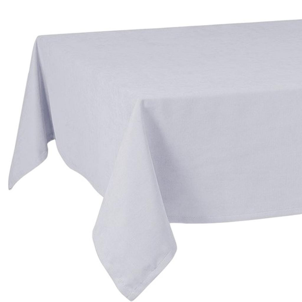 55" X 120" Gray Polyester Tablecloth - Image 4