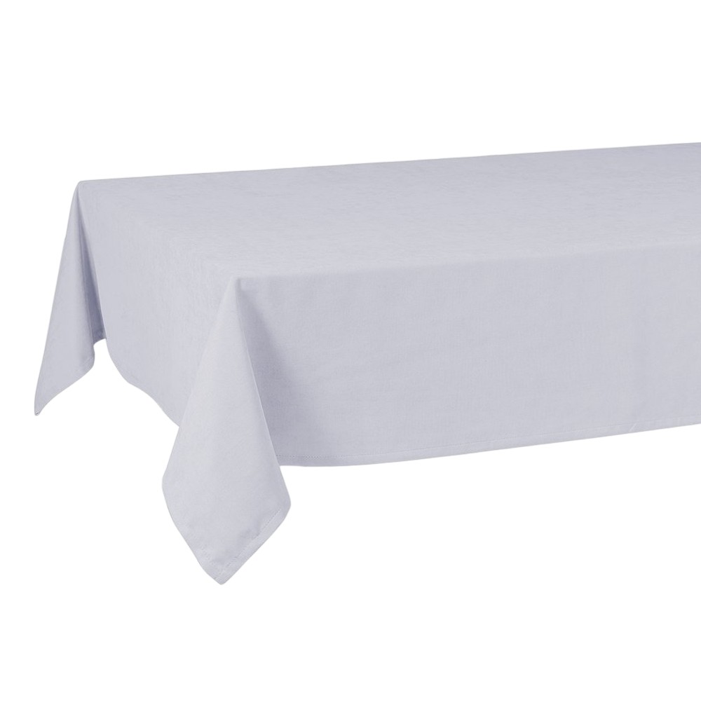 55" X 120" Gray Polyester Tablecloth - Image 2