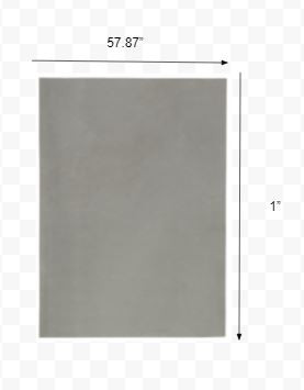 5' x 8' Gray Non Slip Rug Pad - Image 4