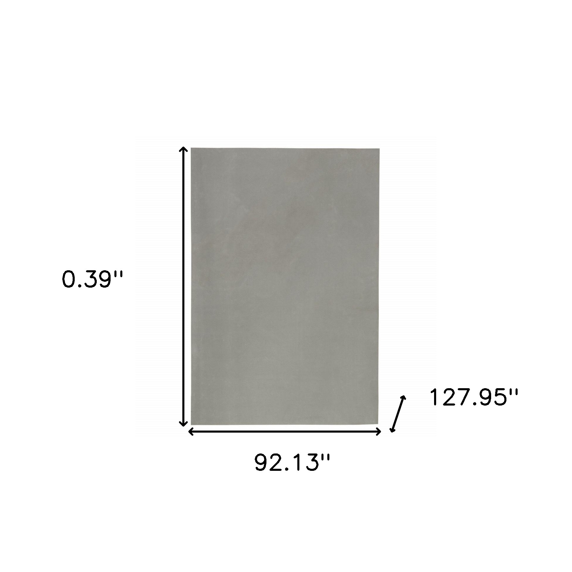 8' X 11' Gray Non Slip Rug Pad - Image 6