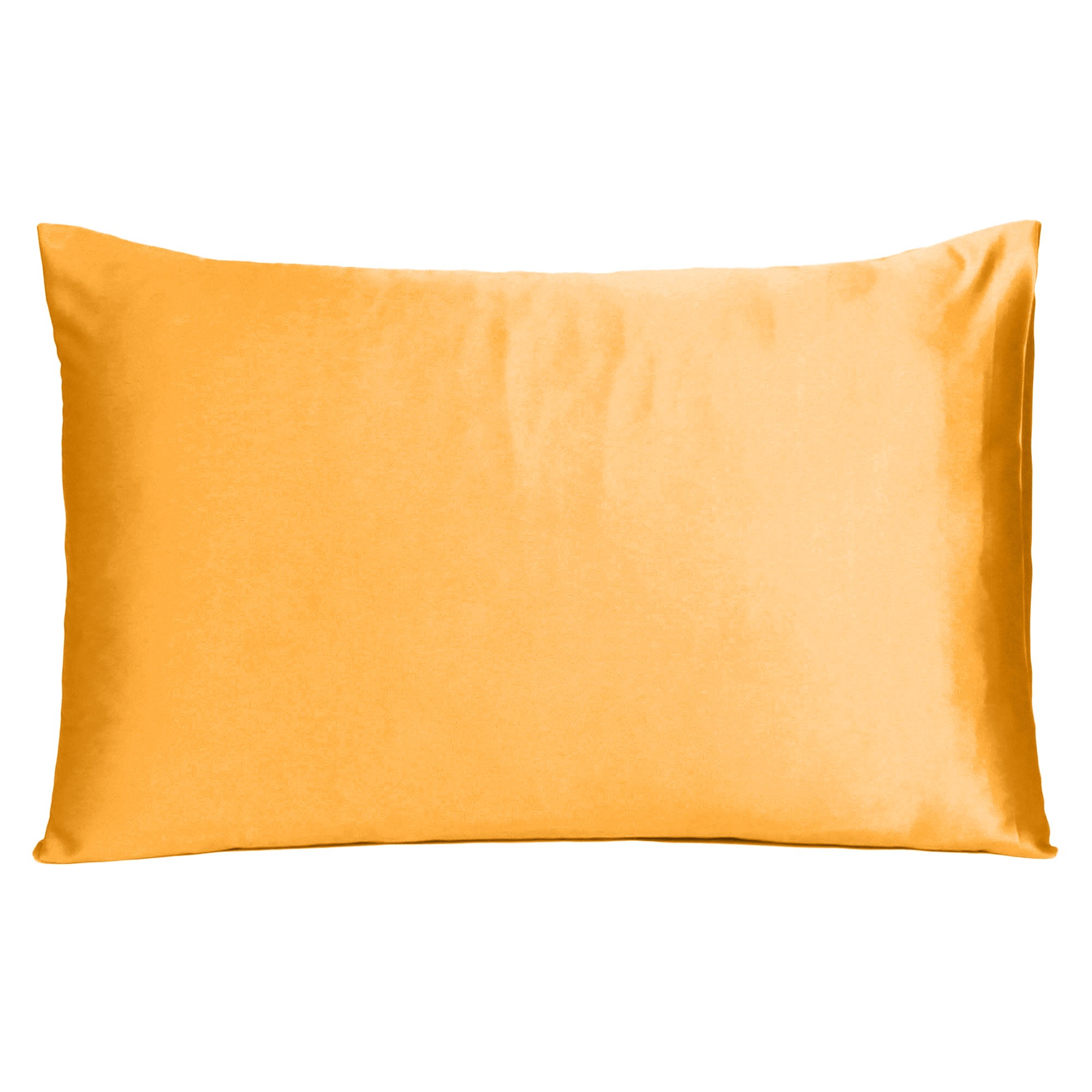 Apricot Dreamy Silky Satin King Size Pillowcase - Image 4