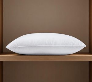 100% Cotton Lux Sateen Down Alternative Medium Hypoallergenic Standard Size Bed Pillow