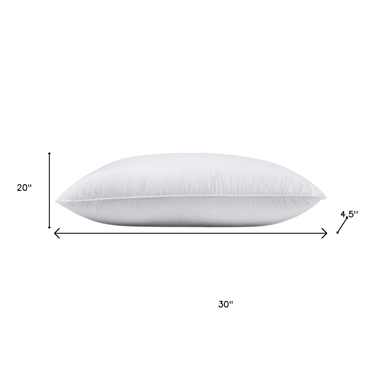 Set of Two Down Alternative Firm Queen Size Bed Pillows - Image 12
