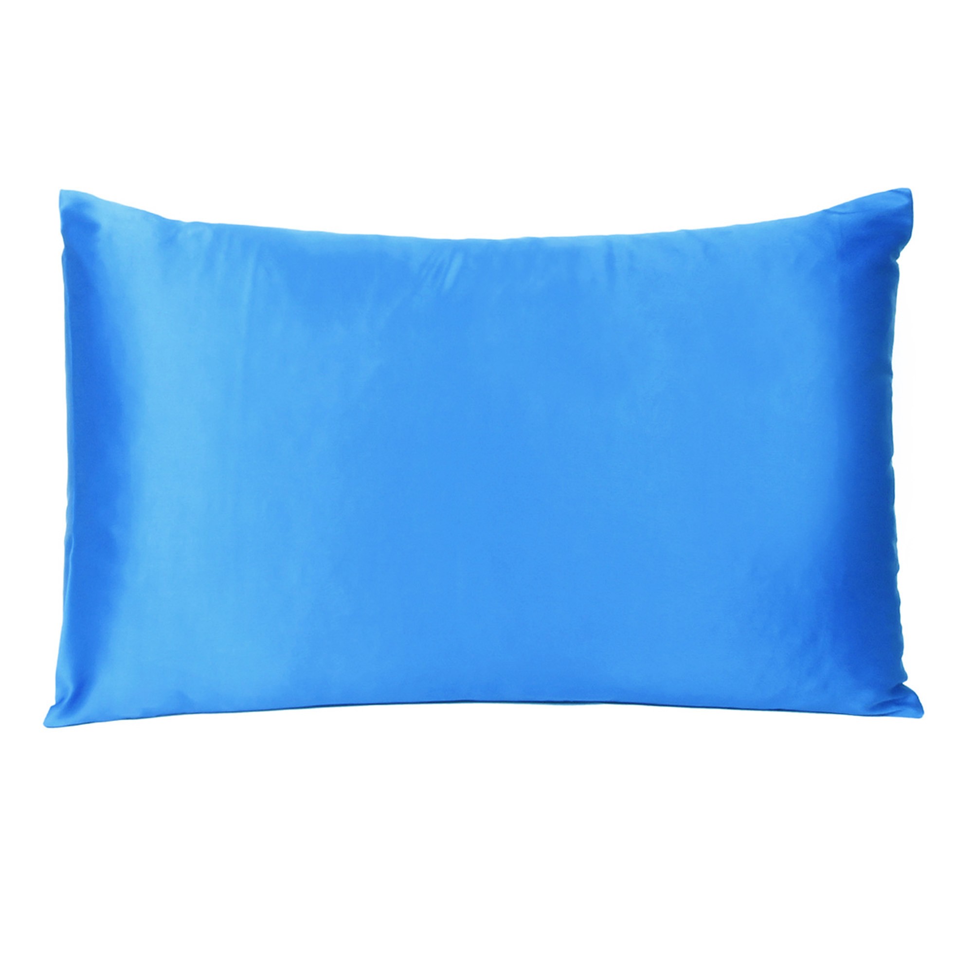 Blue Dreamy Set Of 2 Silky Satin King Pillowcases - Image 2