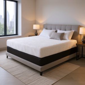 10.5" Hybrid Lux Memory Foam And Wrapped Coil Mattress Twin