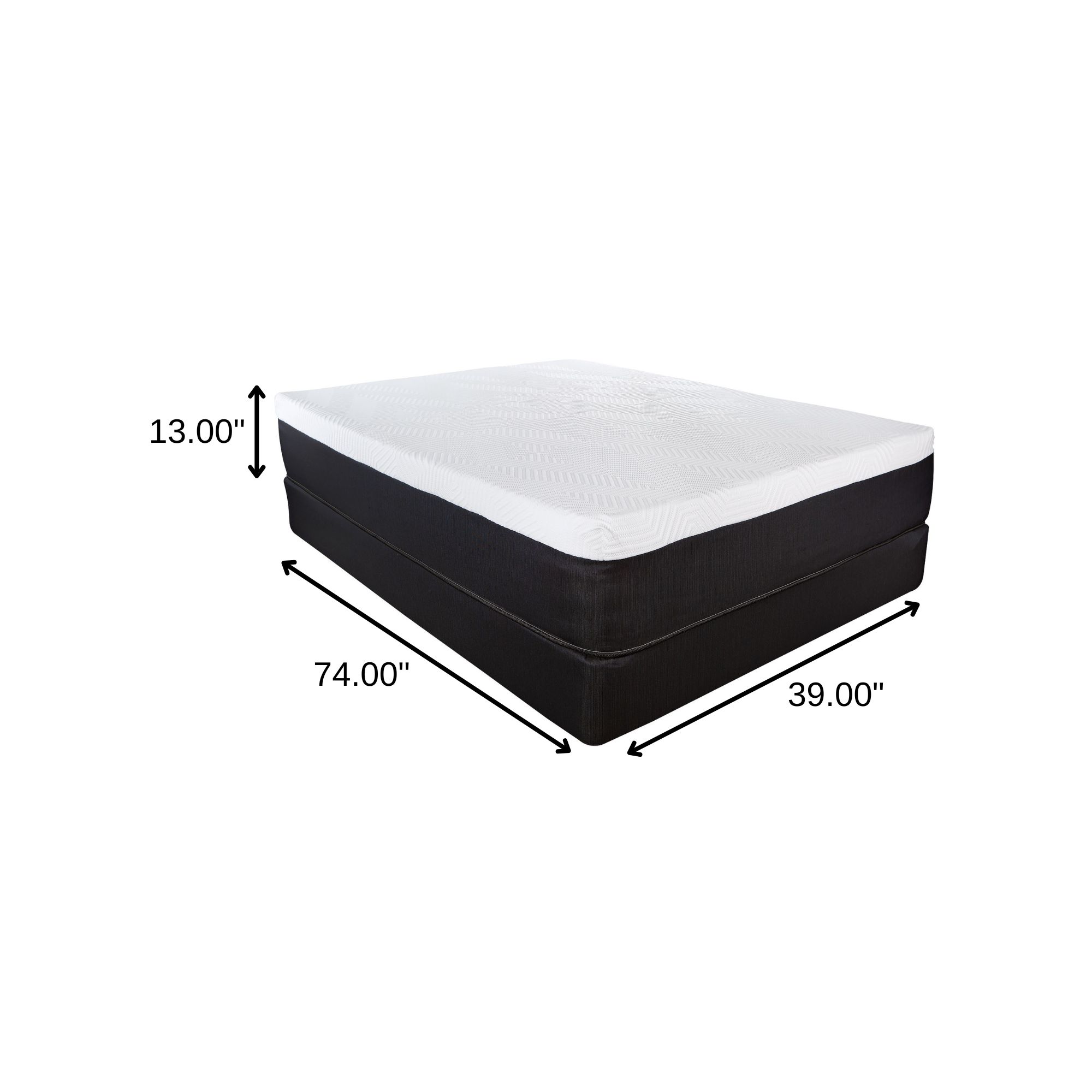 13" Hybrid Pocket Coil Gel Memory Foam Mattress - Image 9