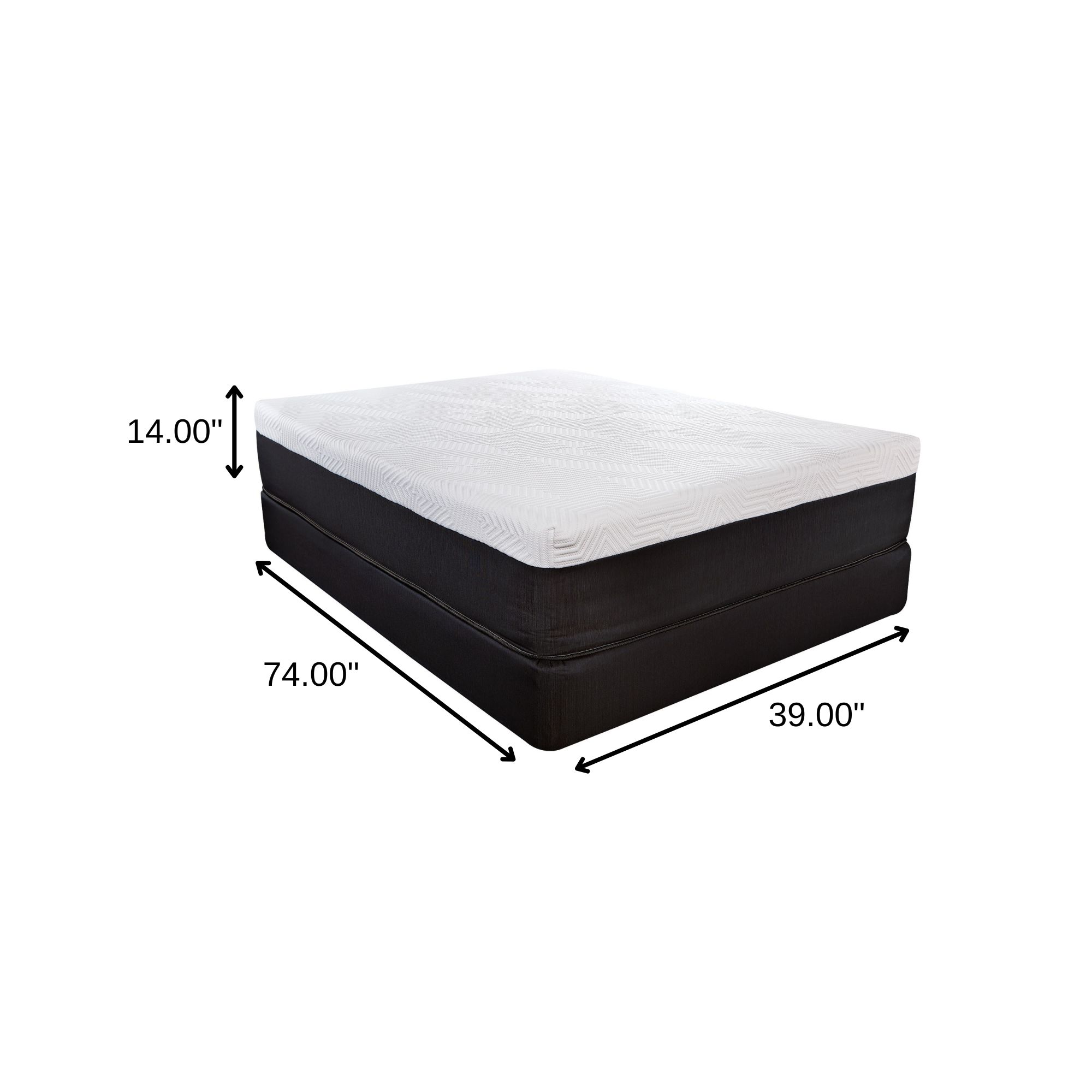 14" Hybrid Pocket Coil Copper Infused Gel Memory Foam Mattress - Image 10
